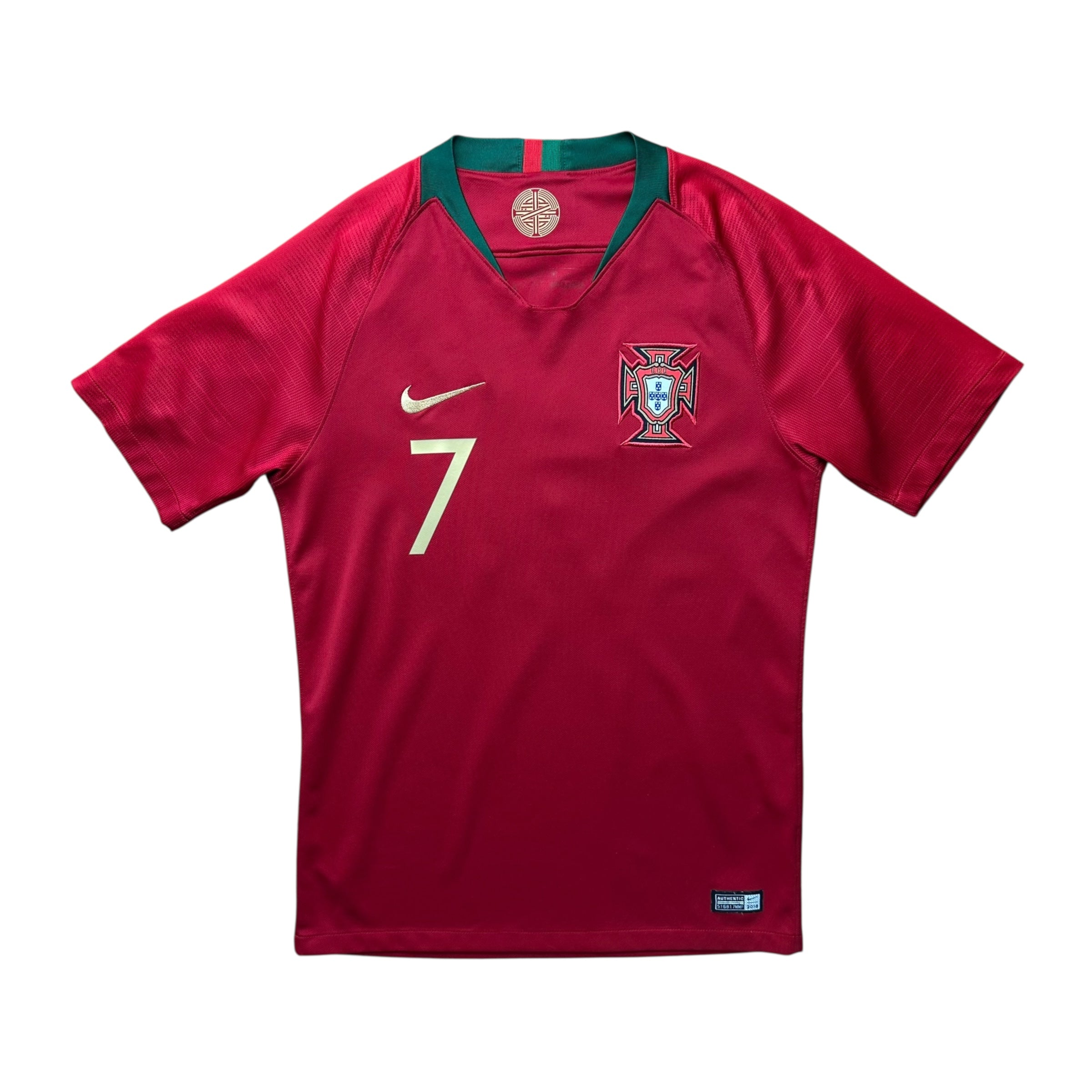 Portugal 2018 Home Shirt (S) Ronaldo #7